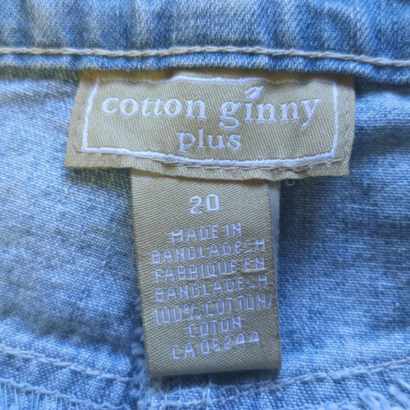 Cotton Ginny Y2K Butterfly Embroidery Denim Skirt - Picture 6 of 15